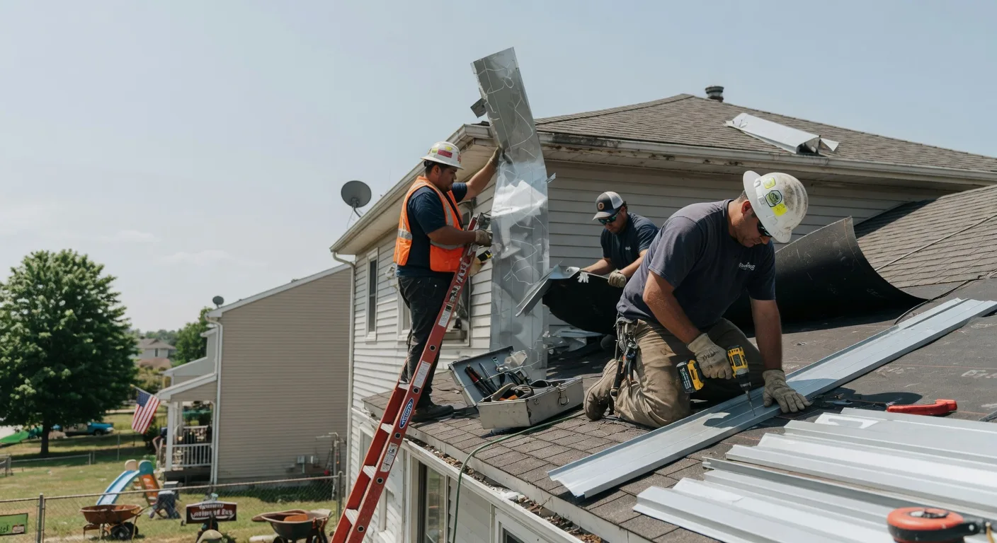 Metal Roof Repair in Michigan City, MS